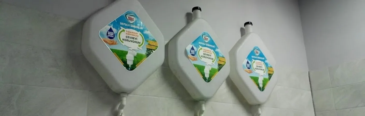 Pratik Kurulumlu Depolu Sabunluk