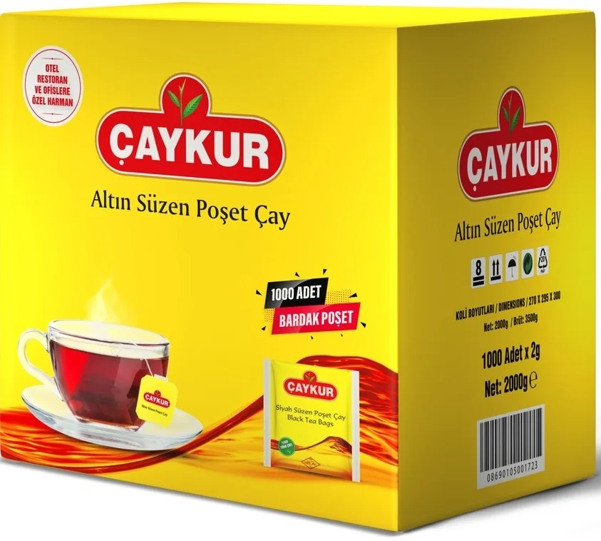 ALTIN SÜZEN  BARDAK POŞET ÇAYKUR(1000 Ad*2 Gr)